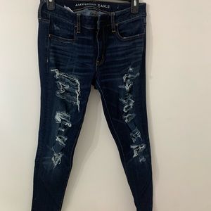 super ripped jeans from american eagle
